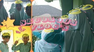 AKHIRNYA MTSN 1 HUJAN⁉️😱😱  VLOG SINGKAT SECOLOUS🍀 [upl. by Estey]