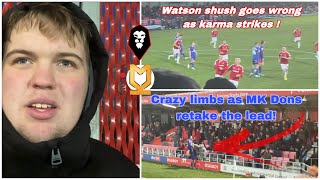 Salford 24 Mk Dons Matchday vlog Mighty Mk smash Salford [upl. by Snave417]