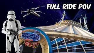 HYPERSPACE MOUNTAIN  星戰極速穿梭  Full Ride POV 4K  Hong Kong Disneyland [upl. by Mieka]