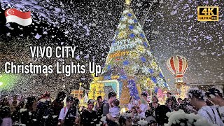 4K 🇸🇬 Singapore Christmas 2023 Walking Tour Vivo City [upl. by Mauve]