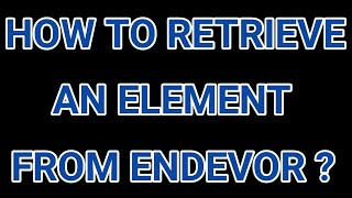 ENDEVOR Tool in MAINFRAME  Endevor TUTORIAL  How to RETRIEVE  LEARNING made EASY  Part 2  VIDEO [upl. by Eelynnhoj]