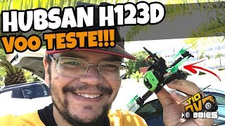 DRONE RACER FPV HUBSAN H123D X4 JET VOO TESTE OUTDOOR [upl. by Eiznikam]