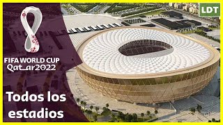 Los Espectaculares ESTADIOS del MUNDIAL QATAR 2022 🇶🇦 [upl. by Radu]