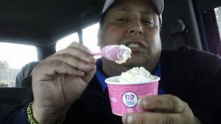 BaskinRobbins Movie Theater Popcorn Ice Cream REVIEW [upl. by Notselrahc965]