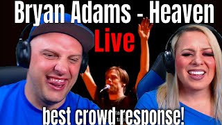 Reaction To Bryan Adams  Heaven Live At Wembley 1996 THE WOLF HUNTERZ REACTIONS [upl. by Ahsiekahs]