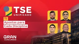 Concurso TSE Unificado TI  Apostas para Cada Disciplina [upl. by Yojenitsirk]