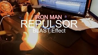 아이언맨 리펄서빔 효과IRON MAN REPULSOR BLAST Effect 강좌역전 야매CG [upl. by Latsyrhk863]