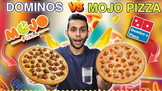 Dominos Vs Mojo Pizza  Who Has Got Better Pizza   Dominos India  Mojo Pizza  NomBom [upl. by Akkim591]