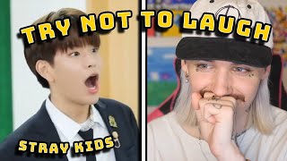 doing a stray kids try not to laugh challenge for the first time [upl. by Brag]