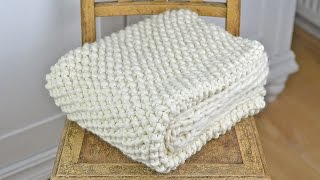 WolldeckePlaidBlanket stricken  Vorstellung eines Strickkit von quotWE ARE KNITTERSquot [upl. by Gerbold606]