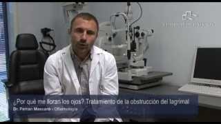 ¿Por qué me lloran los ojos Tratamiento de la obstrucción del lagrimal o epífora ocular [upl. by Lilithe]