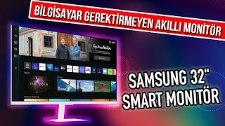 Bilgisayar Gerektirmeyen Akıllı Monitör Samsung LS32BM501EUXUF 32quot [upl. by Gathard]