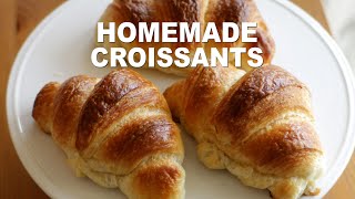 Homemade Croissants Recipe [upl. by Dyan]