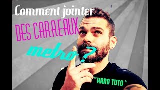 Apprendre à jointer du carrelage métro [upl. by Nauqyt68]