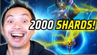 OVER 2000 ANCIENT SHARDS PULLING GOLD FOR EVERYONE ODIN CHASE LIVE  RAID SHADOW LEGENDS [upl. by Simpson]