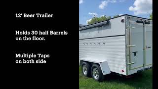 Refrigerated Beer Tap Trailer walk around [upl. by Aneras]