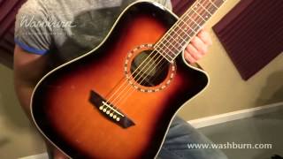 Washburn WD7SCE Video Demo [upl. by Wilson]