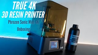 True 4K Resin Printer  Phrozen Sonic Mini 4K  Unboxing amp First Print [upl. by Cho]