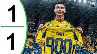 Cristiano Ronaldo celebrates 900 Goals  AlNassr vs AlAhli 11 Extended Highlights amp Goals 2024 [upl. by Arobed753]