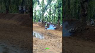 Oleng kapten shorts motocross grasstrack viral fyp [upl. by Codel]