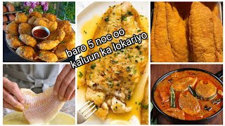 5 recipes for fish 🐠 baro 5 noc oo ad umacan kaluun ah [upl. by Jarek]