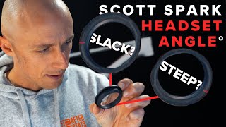 Slack VS Steep Headset Angle Explained  How to Setup Scott Spark Headtube [upl. by Ahsenyl]