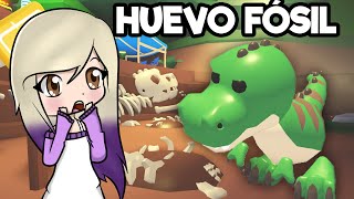 NUEVO HUEVO FÓSIL Y DINOSAURIOS MASCOTA EN ADOPT ME ROBLOX CON Chocoblox [upl. by Reivazx]