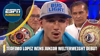 Teofimo Lopez eyes next fight at MSG on December 10  ESPN Ringside [upl. by Laud]