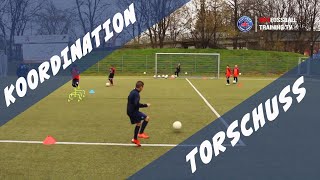 Koordinationstraining Fußball für Kinder  Dreisprung [upl. by Lunt]