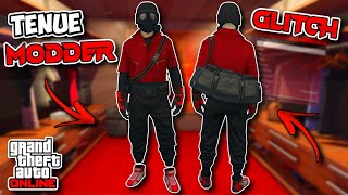 ✔AVOIR UNE MAGNIFIQUE TENUE MODDER DE TRYHARD ROUGE  Gta 5 Online [upl. by Vinni]