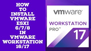 How to install VMware ESXi 678 in VMware Workstation 16172023 Step By Step GuideRockingSupport [upl. by Eelyrag]