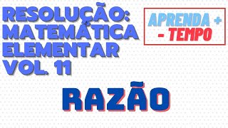 8 Obtenha o valor de m na proporção Matemática Elementar Vol 11  Razão [upl. by Acim]