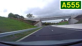 A555 Manchester Airport Relief Road  Westbound  Opening Day [upl. by Ydualc]