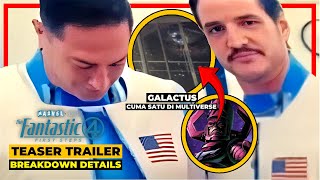 THE FANTASTIC 4 FIRST STEPS  TEASER TRAILER COMICON  BREAKDOWN DETAILS EASTER EGGS amp PLOT [upl. by Boar]