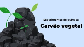 Experimentos de Química  Carvão Vegetal [upl. by Nauqal]