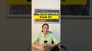 Why Aarti Industries Stock crashed 15 [upl. by Eirrotal]