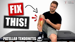 How To Fix Patellar Tendonitis  Tendinosis Jumper’s Knee Rehab Exercises [upl. by Nnednarb]