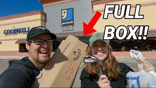 We Bought A FULL BOX OF CALLAWAY Golf Clubs At GOODWILL Crazy Thrift Store Finds [upl. by Aicenod142]