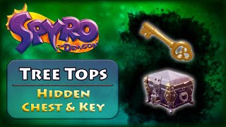 Tree Tops  Hidden Chest amp Key  Spyro Reignited Trilogy [upl. by Enidan]