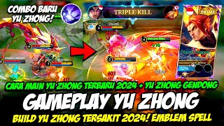 BARU❗ COMBO  BUILD YU ZHONG TERSAKIT 2024❗CARA MAIN YU ZHONG TERBARU❗GAMEPLAY YU ZHONG TOP 1 GLOBAL [upl. by Gamaliel]