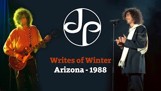 Jimmy Page  Writes of Winter Arizona 1988 Outrider Tour MTV Footage [upl. by Barthold]