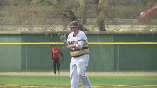 Baseball Dickinson splits doubleheader with Minot [upl. by Yrrol]