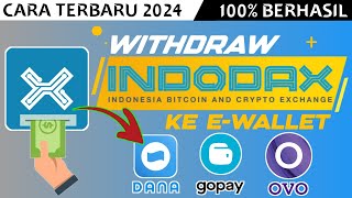 CARA WITHDRAW INDODAX KE DANA GOPAY OVO TERBARU 2024  CARA MENCAIRKAN BITCOIN KE REKENING [upl. by Sirronal]