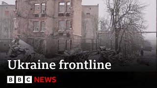 Ukraine frontline exhaustion of war in battleweary town  BBC News [upl. by Abeh]