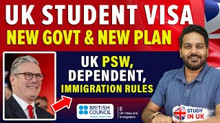 UK Student Visa New Govt amp New Plan  PSW Dependent Immigration Rules  UK Study Visa Update 2024 [upl. by Verneuil]