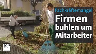 Fachkräftemangel Wie Unternehmen um Mitarbeiter buhlen  mehrwert  BR24 [upl. by Thynne]