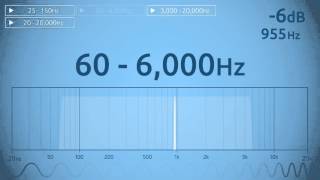 60  6000 Hz Audio Sweep [upl. by Halihs184]