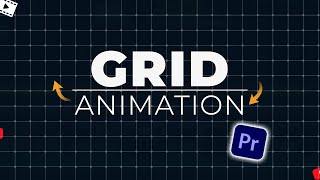 Amazing Grid Animation Backgrounds in Premiere Pro FREE [upl. by Adnorhs]