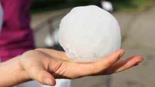 Riesenhagel bei Hagelunwetter  06082013 [upl. by Sasha]