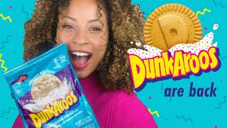 Dunkaroos Review 🦘🍪 Trying NEW Betty Crocker Dunkaroos ® Sugar Cookies  Limited Edition 2021 [upl. by Eihcra880]